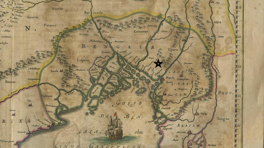 Joan Blaeu's Bengal Map c.1640